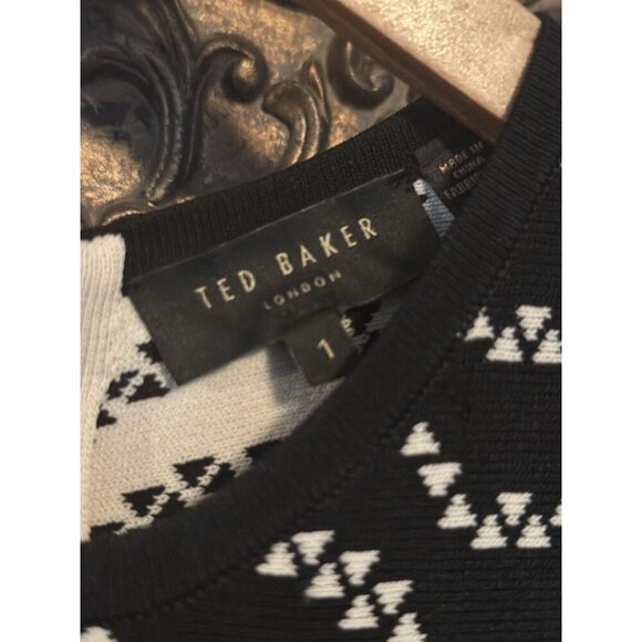 Ted Baker Kinder Bryena Fit And Flare Dress, Size 1 - Picture 4 of 7